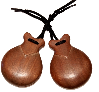 CASTAÑUELAS JALE DE PULIDA CAOBA DEL Nº 4