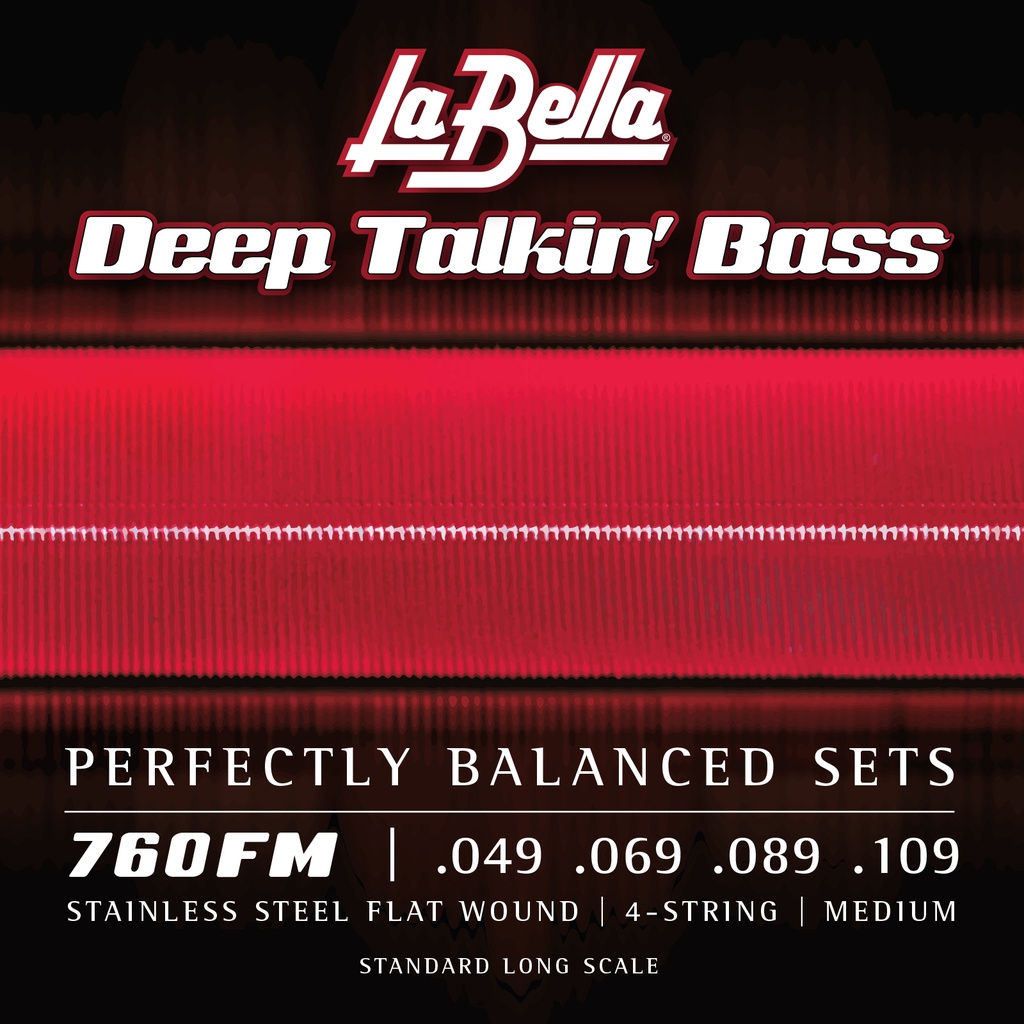 JUEGO DE CuerdasLA BELLA PARA BAJO DEEP TALKIN MEDIUM 49-109