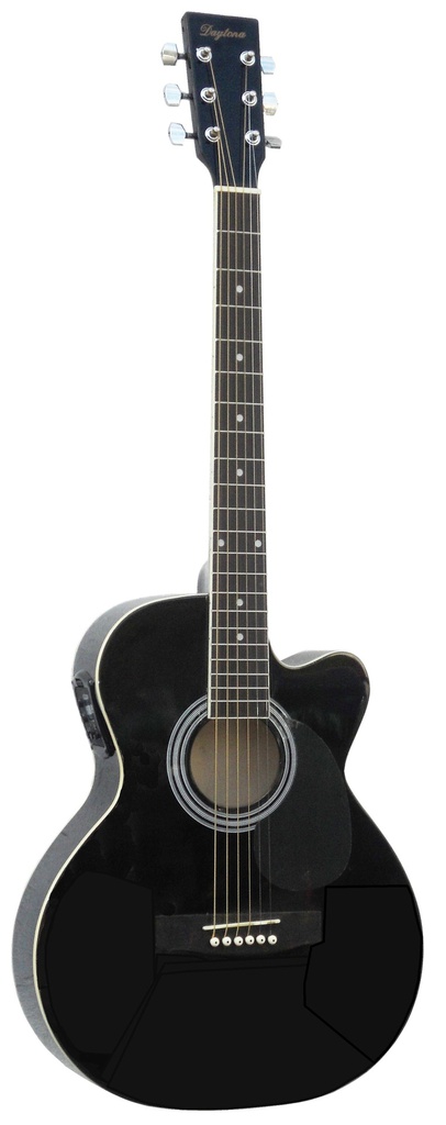 GUITARRA ACÚSTICA ELECTRIFICADA DAYTONA A401CEBK NEGRA